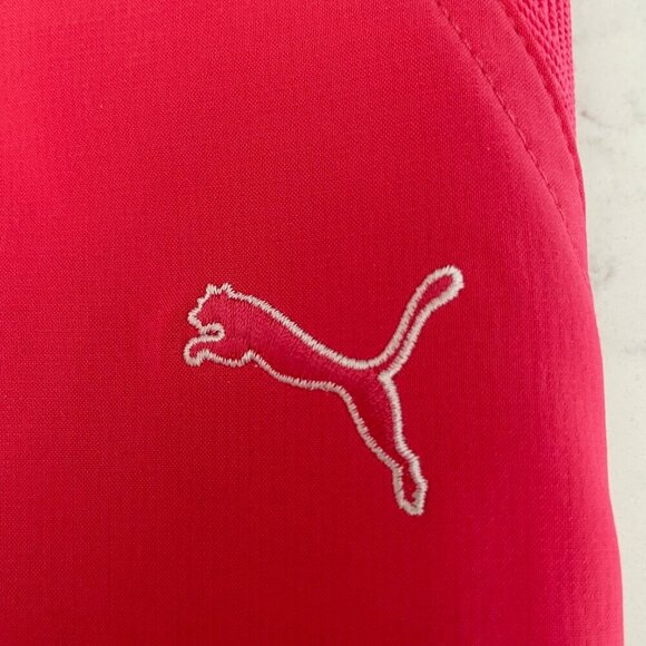 Puma Classic Pounce 11" Stylish Poly Blend Bermuda Golf Shorts Pink Sz 12 UK - Picture 15 of 15
